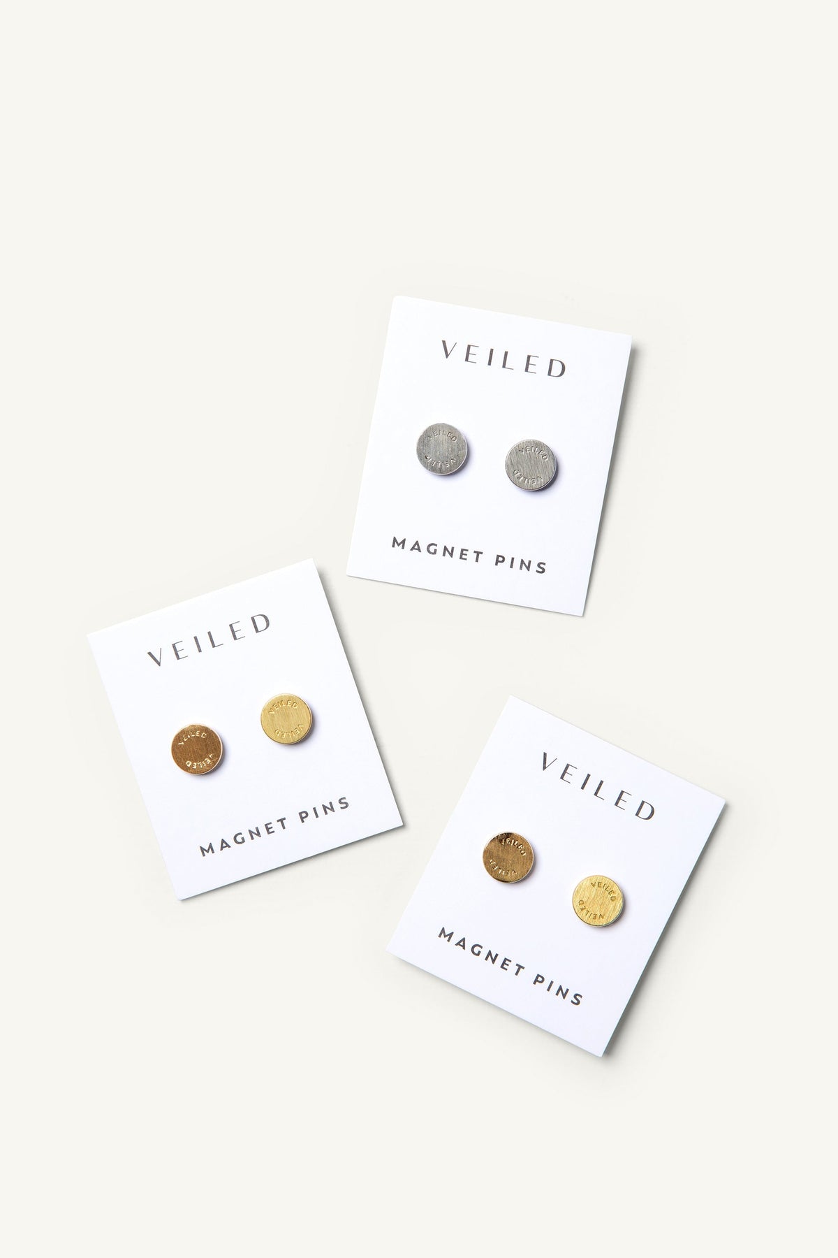Signature Magnet Pins - Gold