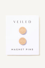 Signature Magnet Pins - Natural