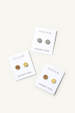 Signature Magnet Pins - Silver