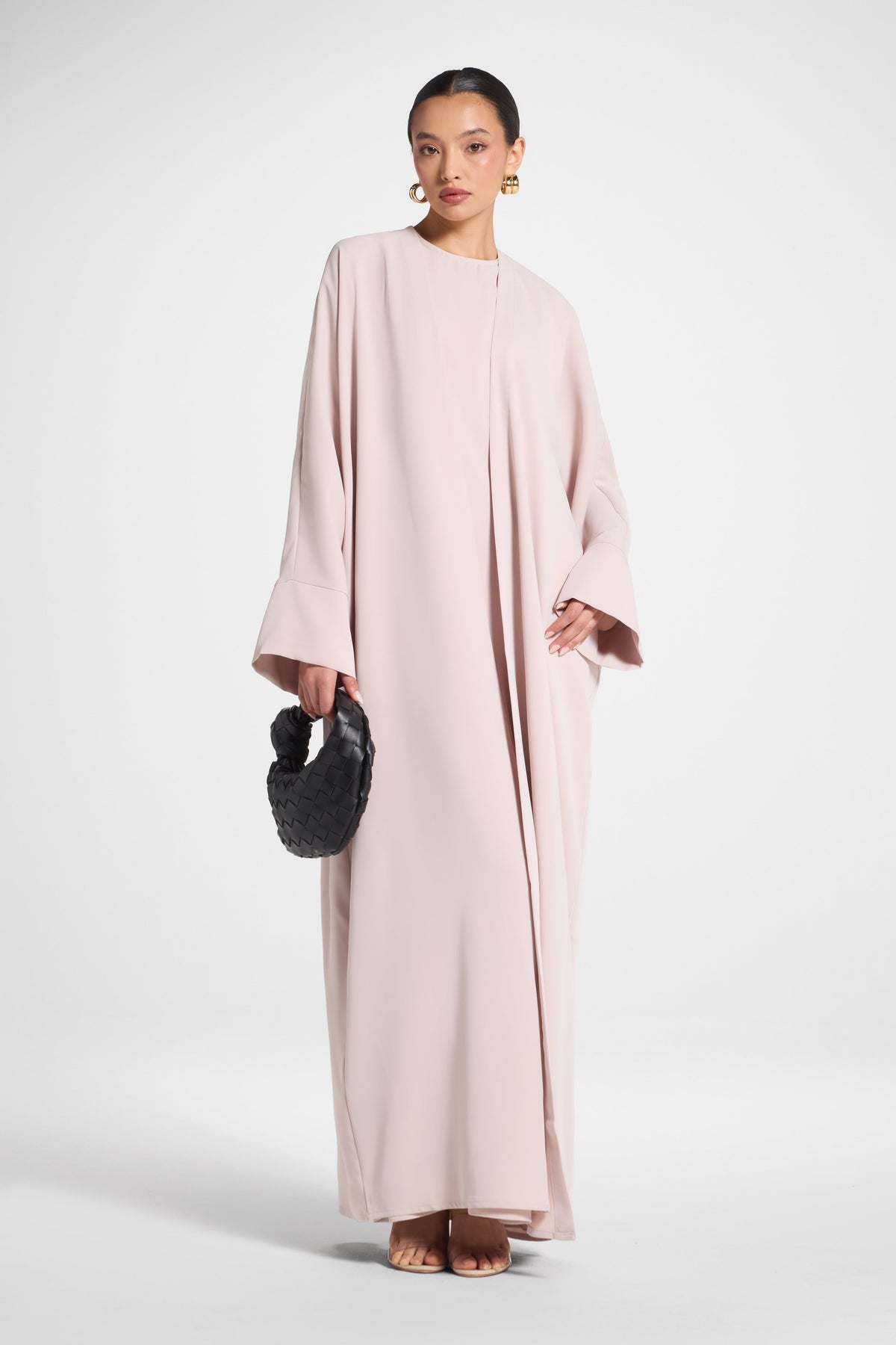Signature Open Abaya - Mink