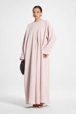 Signature Open Abaya - Mink