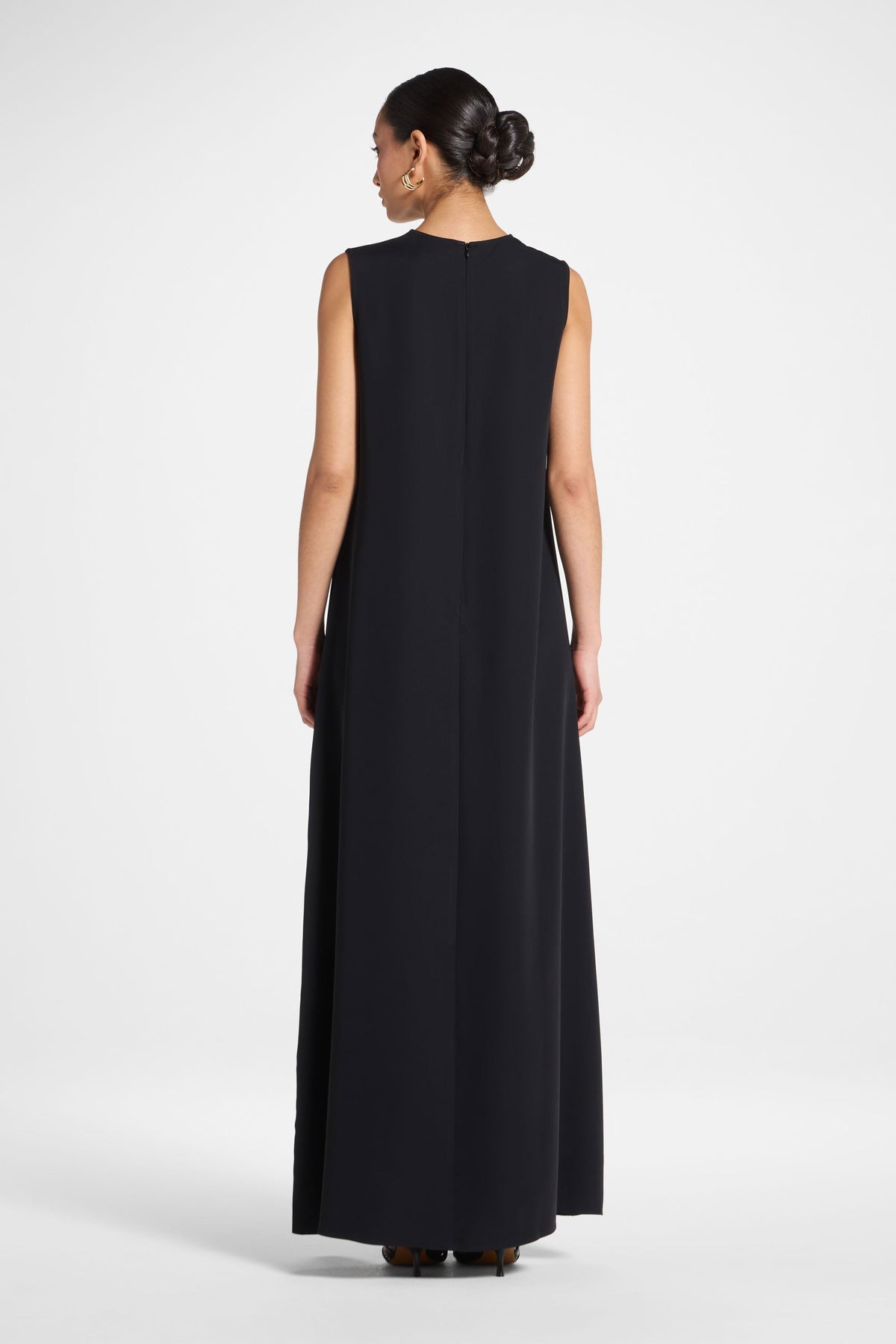 Signature Sleeveless Inner Maxi Dress - Black