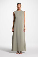 Signature Sleeveless Inner Maxi Dress - Dusty Olive