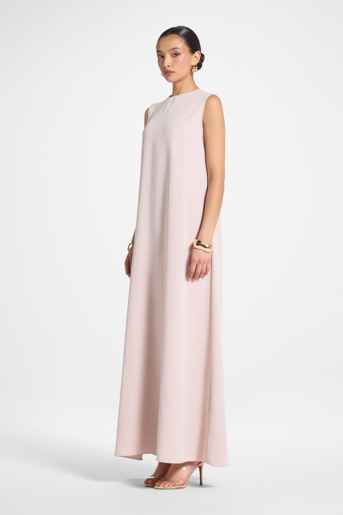 Signature Sleeveless Inner Maxi Dress - Mink