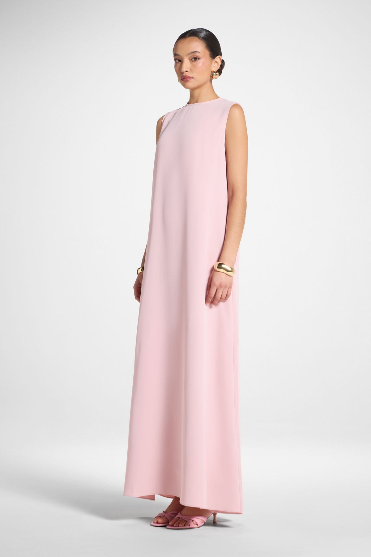 Signature Sleeveless Inner Maxi Dress - Pastel Pink