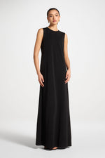 Signature Stretch 3 Piece Abaya & Dress Set - Black
