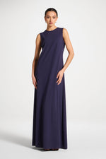 Signature Stretch 3 Piece Abaya & Dress Set - Future Dusk