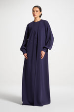Signature Stretch 3 Piece Abaya & Dress Set - Future Dusk
