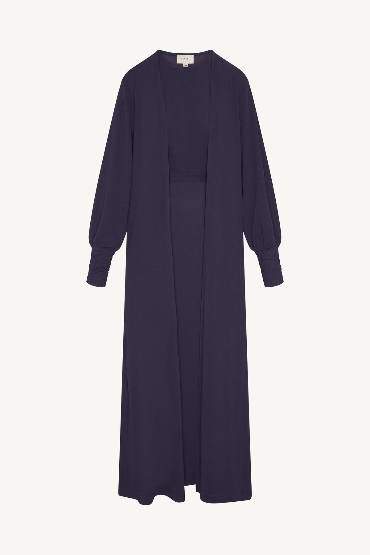 Signature Stretch 3 Piece Abaya & Dress Set - Future Dusk