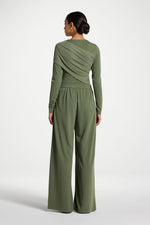 Signature Stretch Pants - Basil