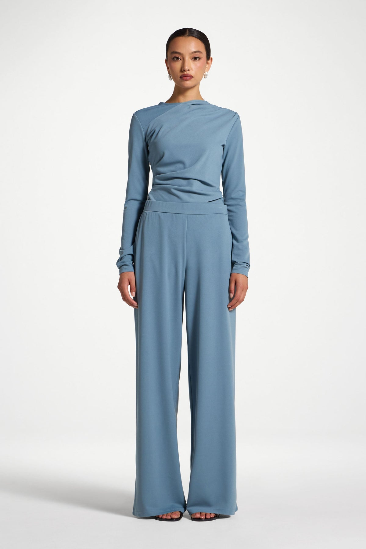 Signature Stretch Pants - Sky