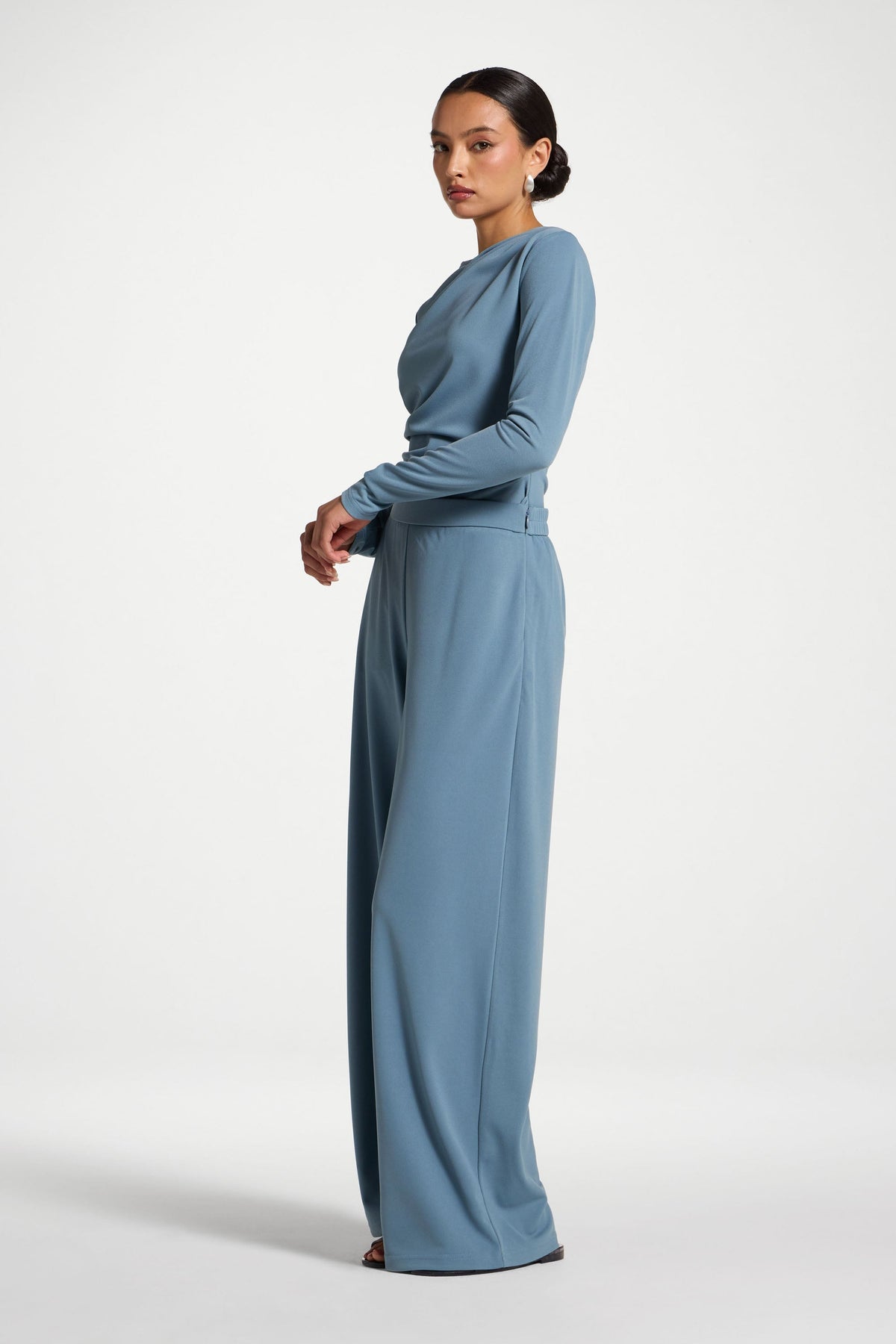 Signature Stretch Pants - Sky