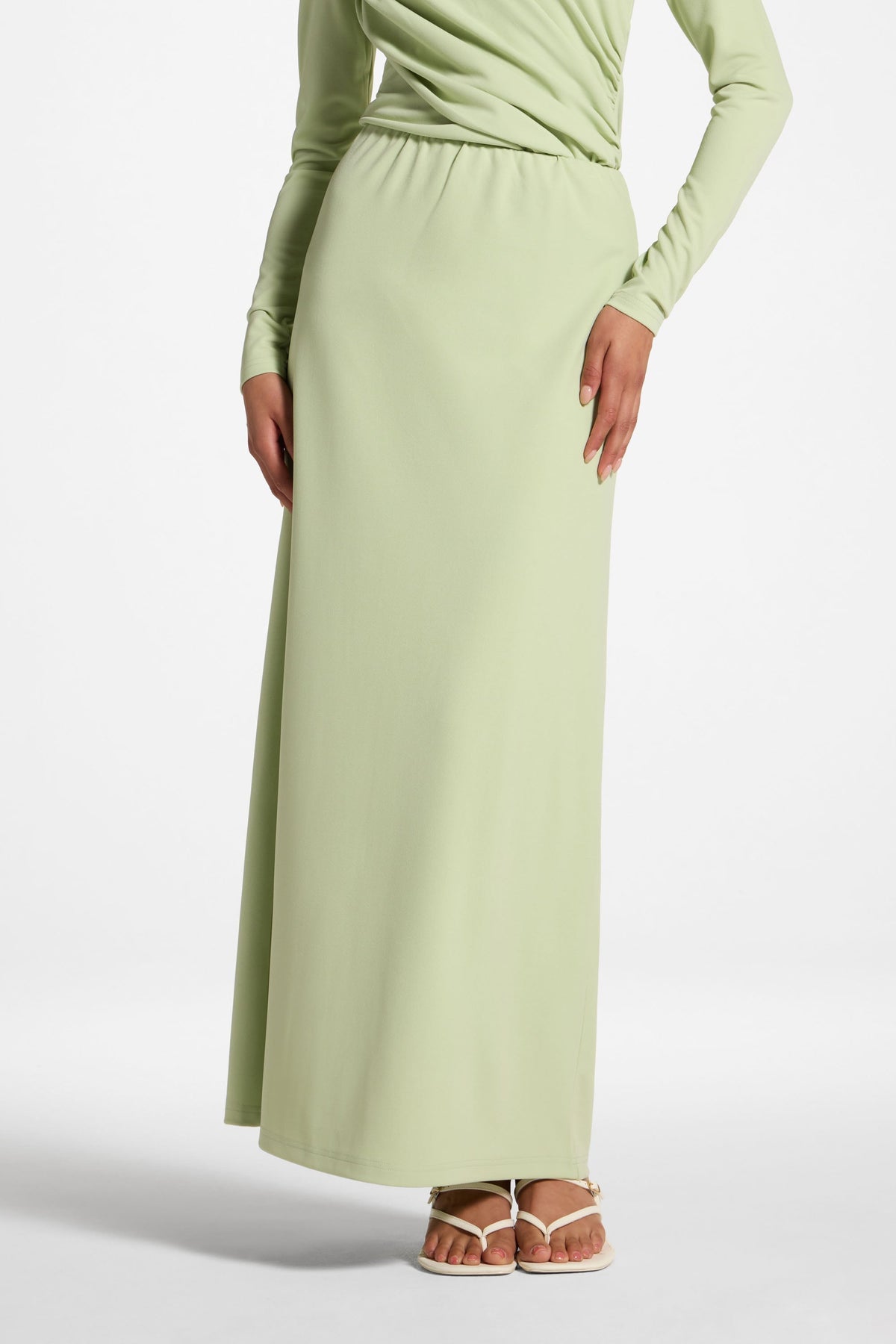 Signature Stretch Skirt - Spring Green