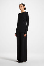 Signature Stretch Top - Black