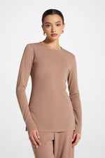 Signature Stretch Top - Desert Mauve