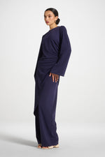 Signature Stretch Wide Leg Pants - Future Dusk