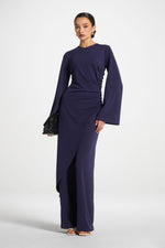 Signature Stretch Wide Leg Pants - Future Dusk