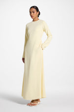 Signature Tie Back Maxi Dress - Banana
