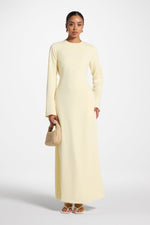 Signature Tie Back Maxi Dress - Banana