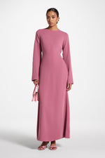 Signature Tie Back Maxi Dress - Vintage Rose