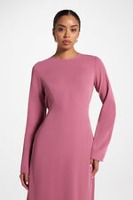 Signature Tie Back Maxi Dress - Vintage Rose