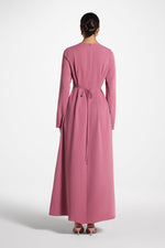 Signature Tie Back Maxi Dress - Vintage Rose