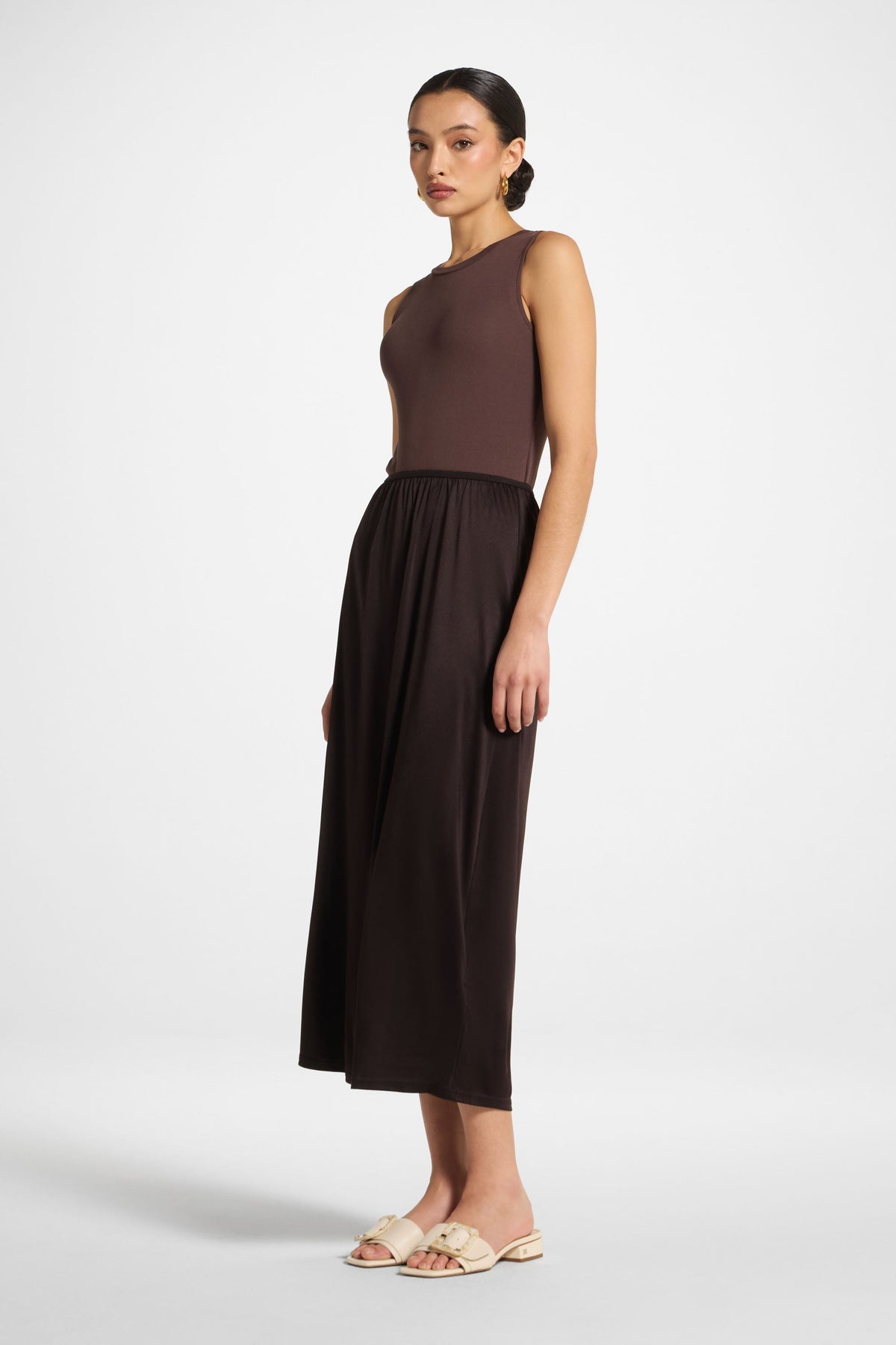 Slip Skirt - Chocolate