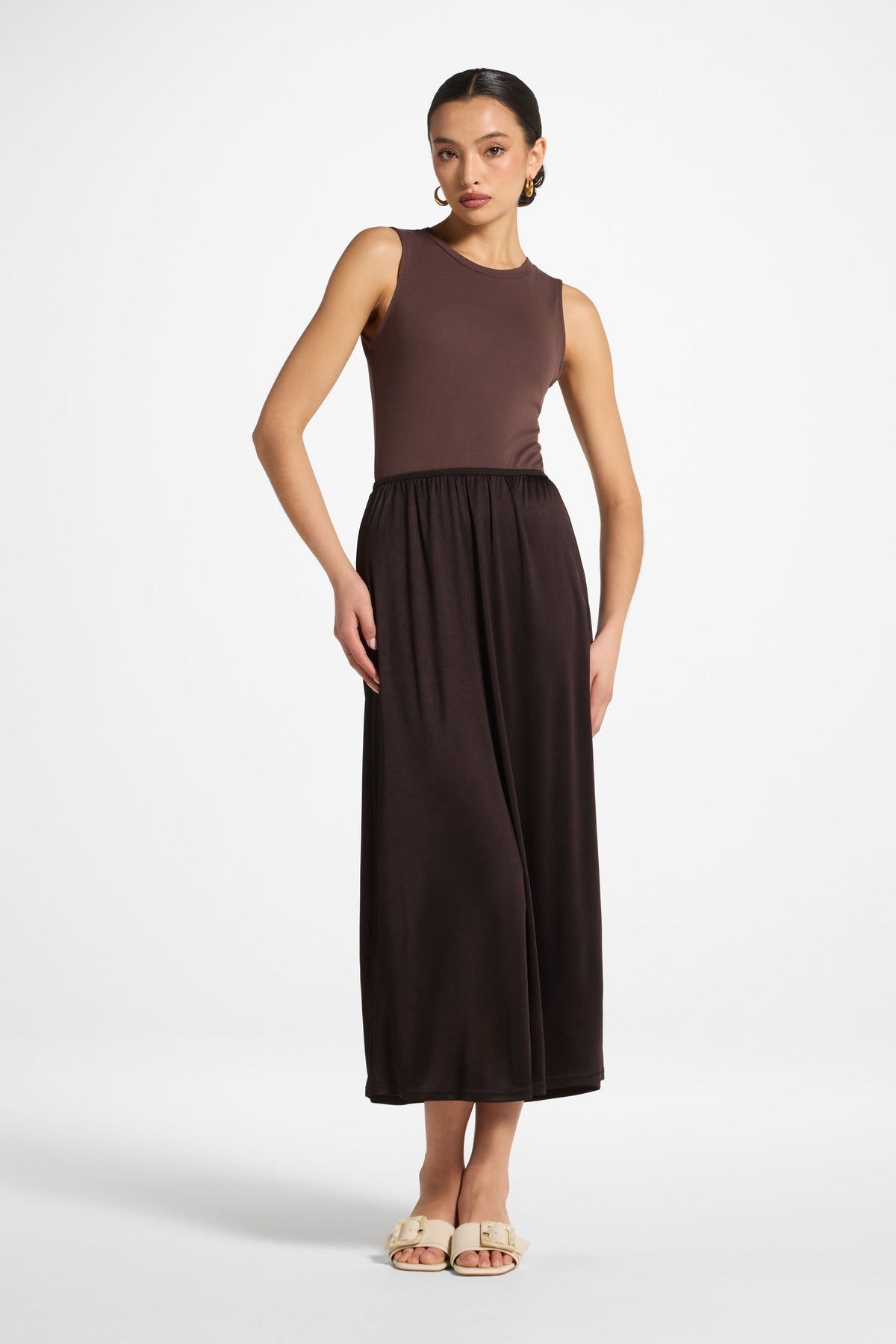 Slip Skirt - Chocolate