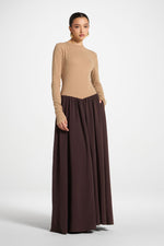 Stella Maxi Dress - Mocha Latte