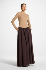 Stella Maxi Dress - Mocha Latte