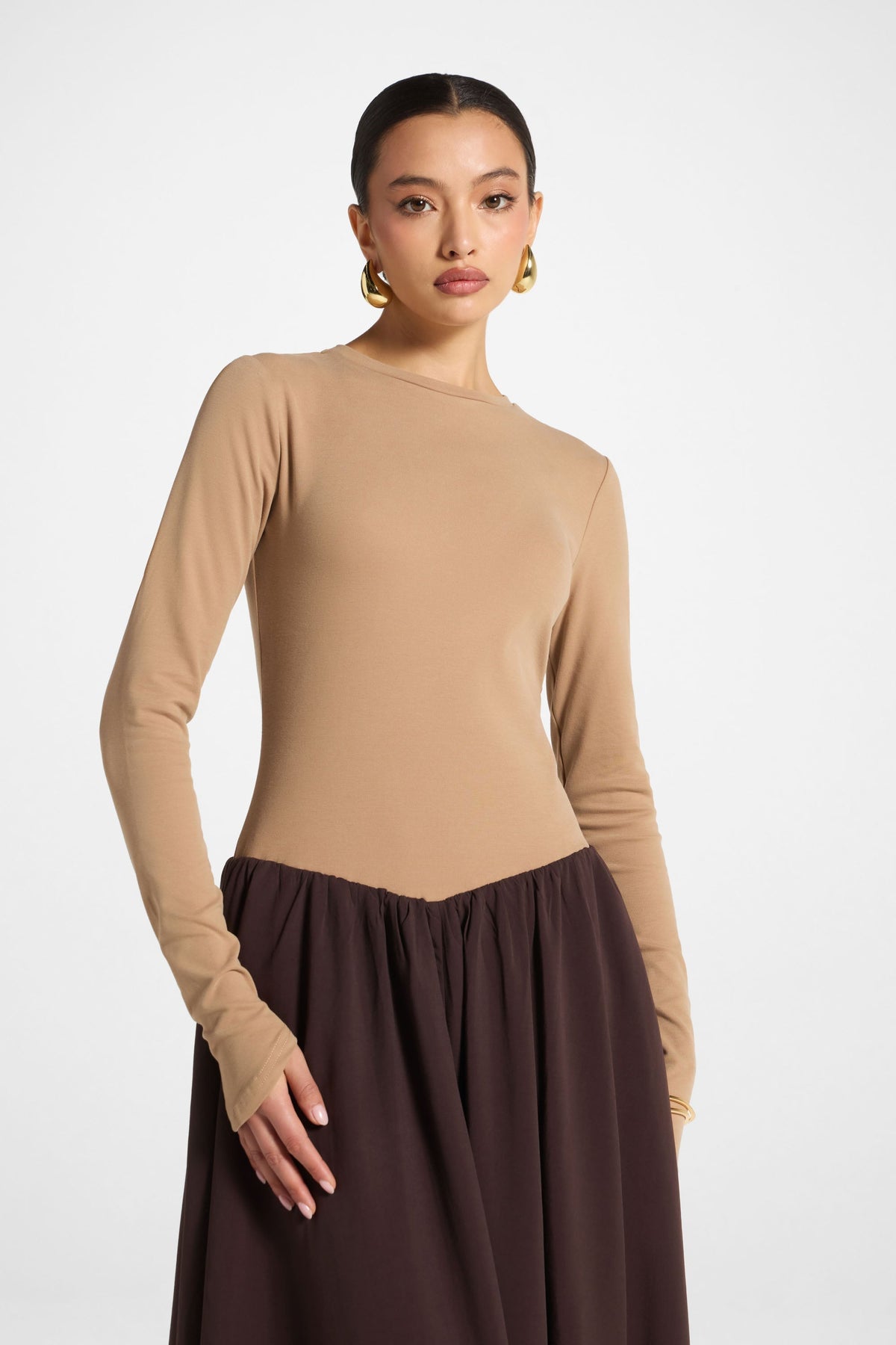 Stella Maxi Dress - Mocha Latte