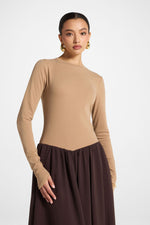 Stella Maxi Dress - Mocha Latte