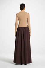 Stella Maxi Dress - Mocha Latte