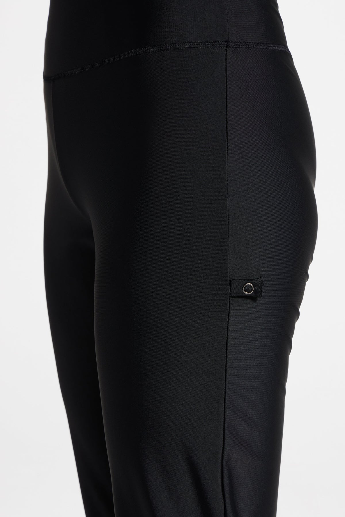 Straight Leg Swim Pants - Black