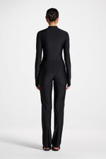Straight Leg Swim Pants - Black