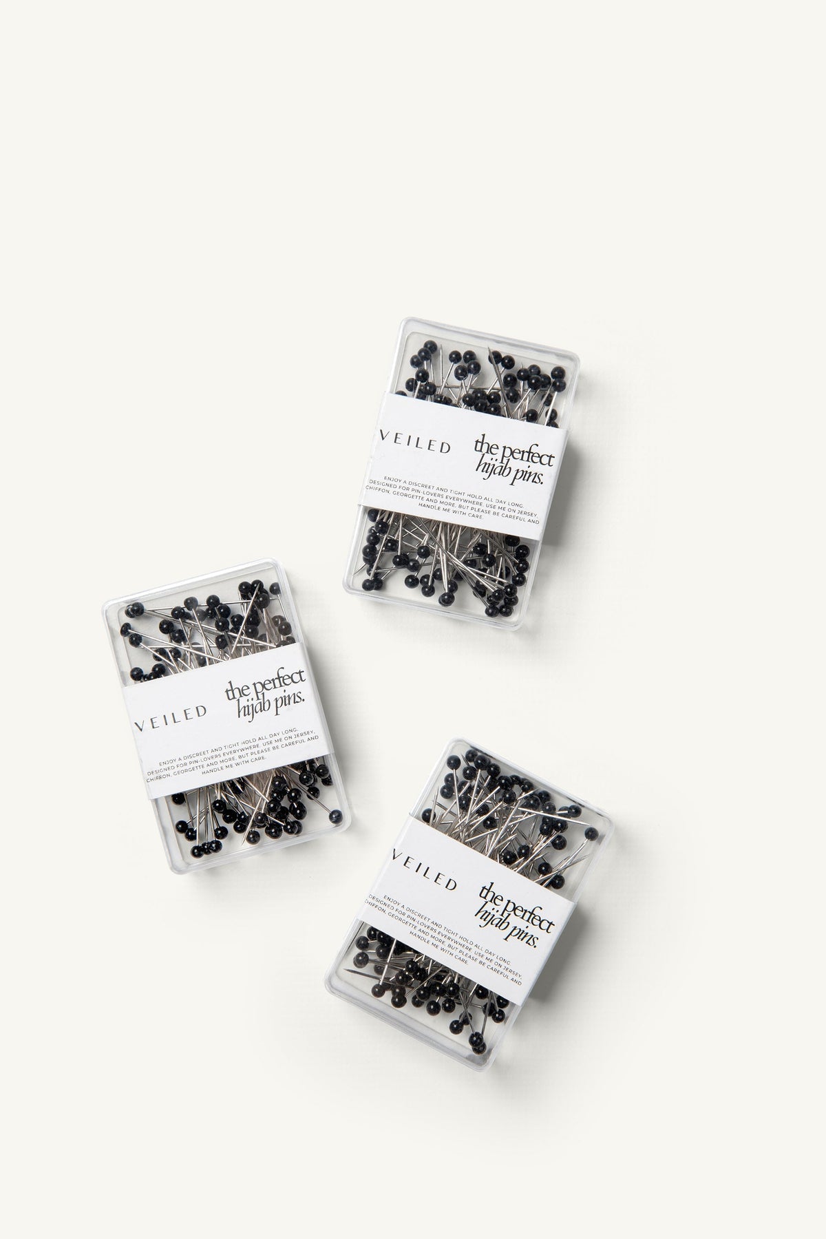Straight Pins - Black