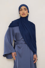 Stretch Stripe Hijab - Twilight