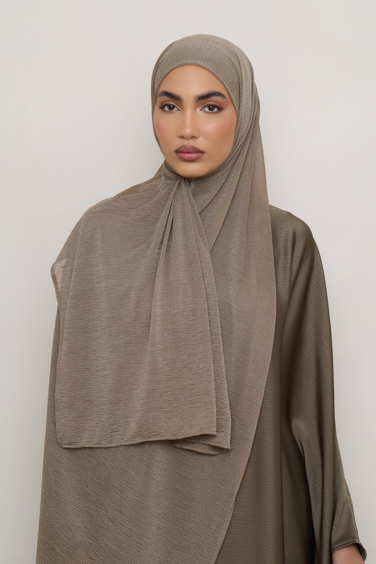 Stretch Stripe Hijab - Zaytoon