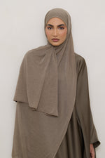 Stretch Stripe Hijab - Zaytoon
