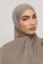 Stretch Stripe Hijab - Zaytoon
