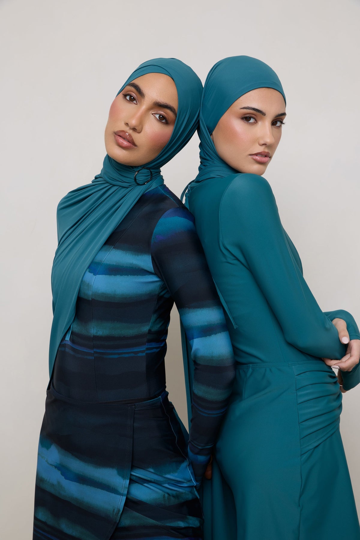 Swim Hijab & Cap Set - Mediterranea