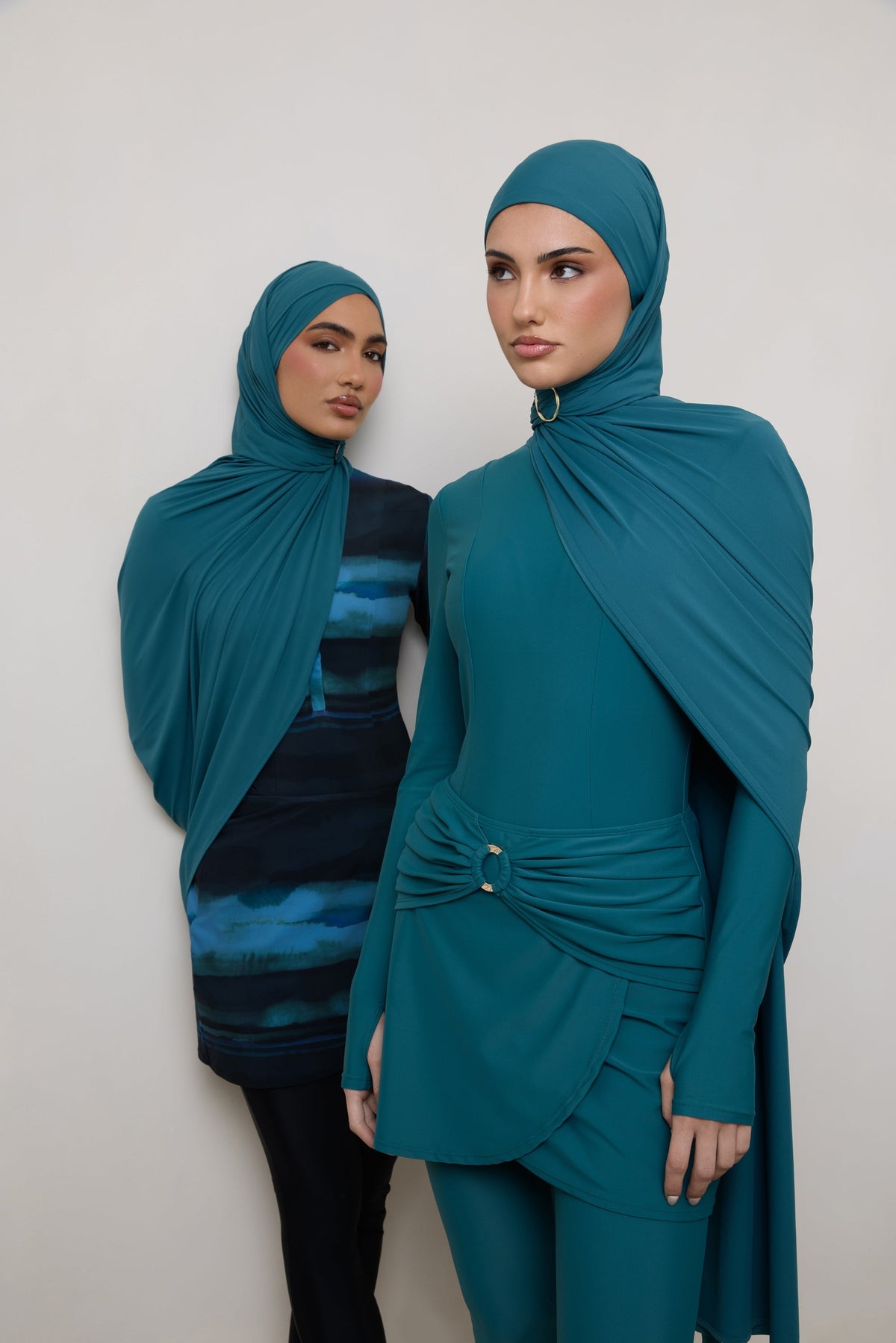 Swim Hijab & Cap Set - Mediterranea