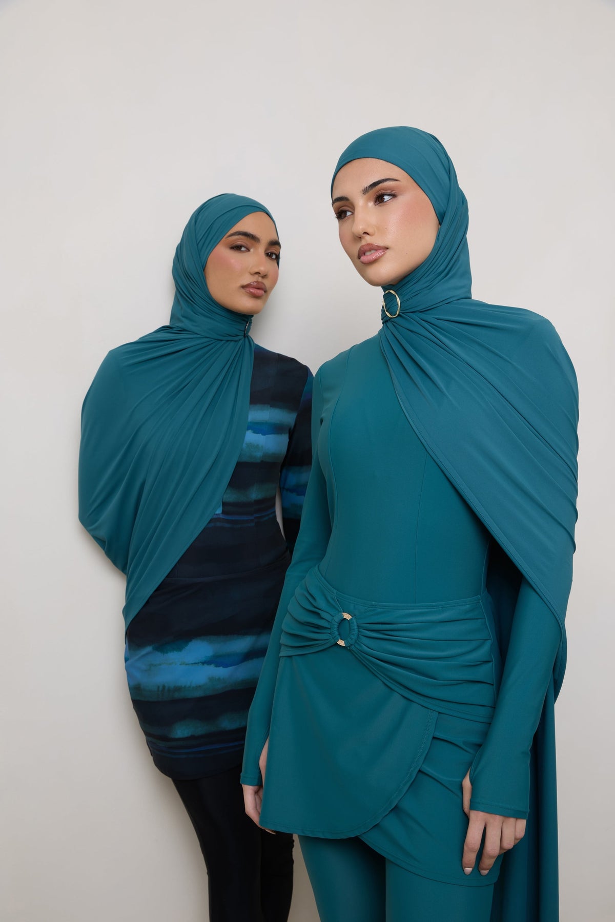Swim Hijab & Cap Set - Mediterranea