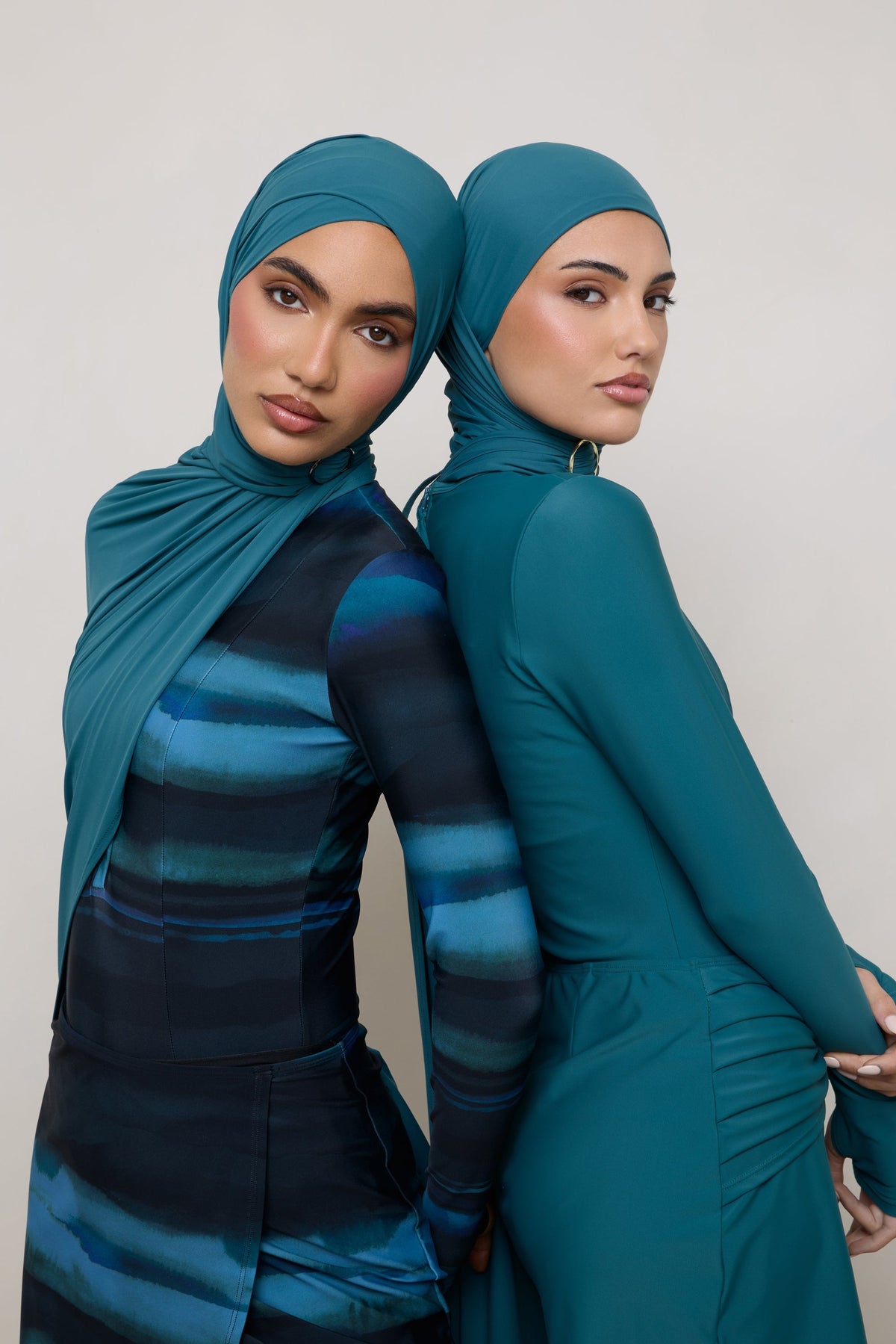 Swim Hijab & Cap Set - Mediterranea