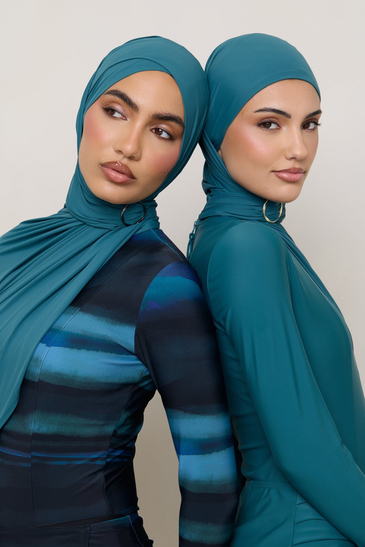 Swim Hijab & Cap Set - Mediterranea