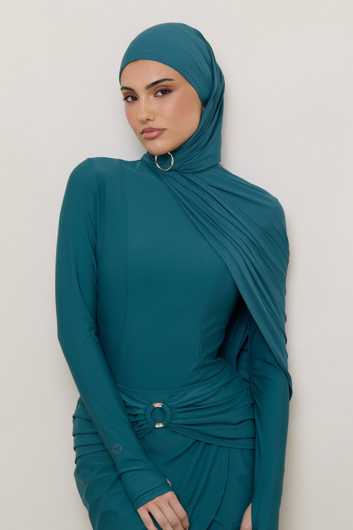 Swim Hijab & Cap Set - Mediterranea
