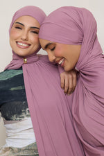 Swim Hijab & Cap Set - Wistful Mauve