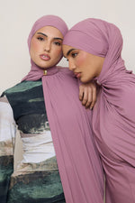 Swim Hijab & Cap Set - Wistful Mauve