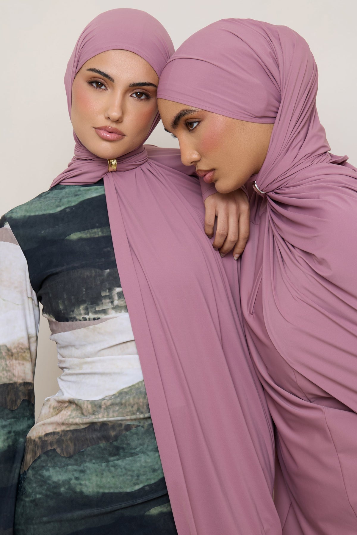 Swim Hijab & Cap Set - Wistful Mauve