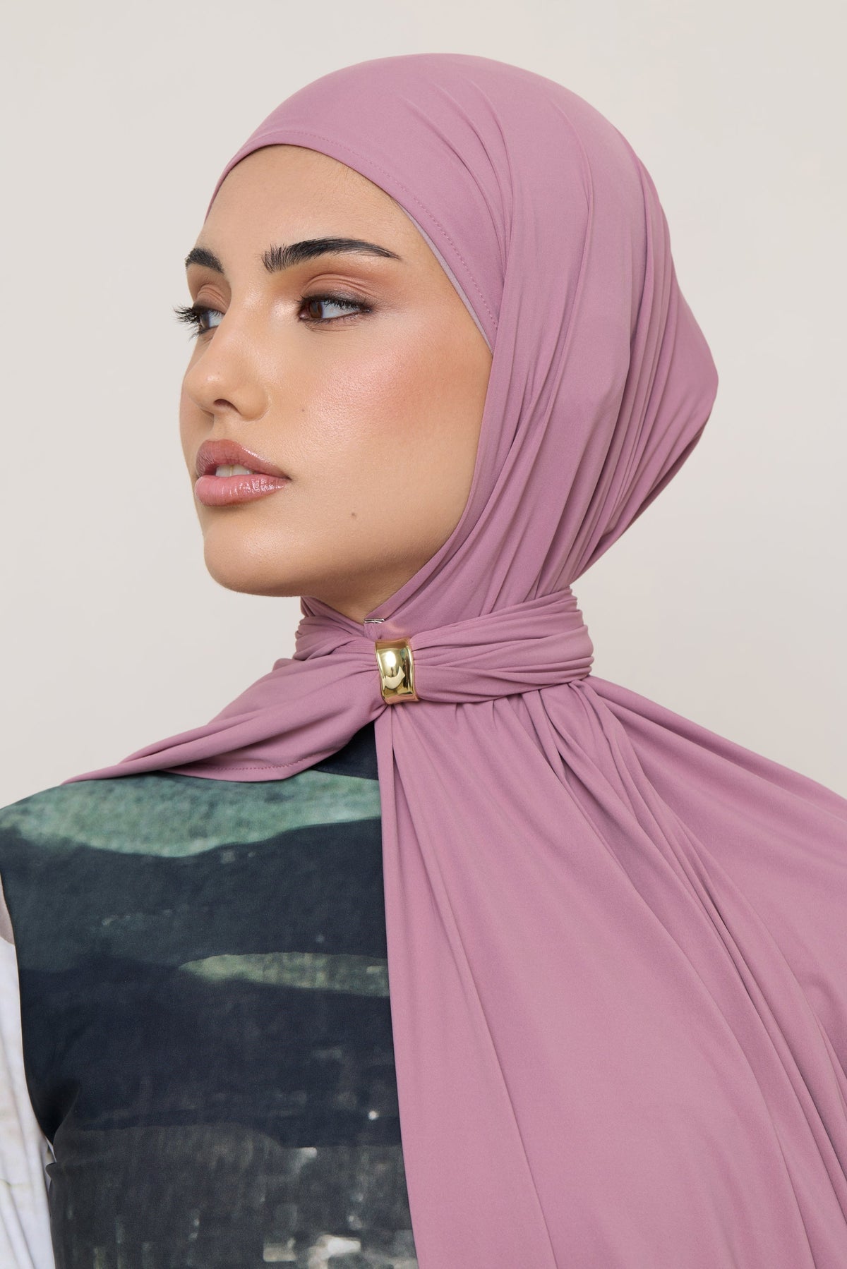 Swim Hijab & Cap Set - Wistful Mauve